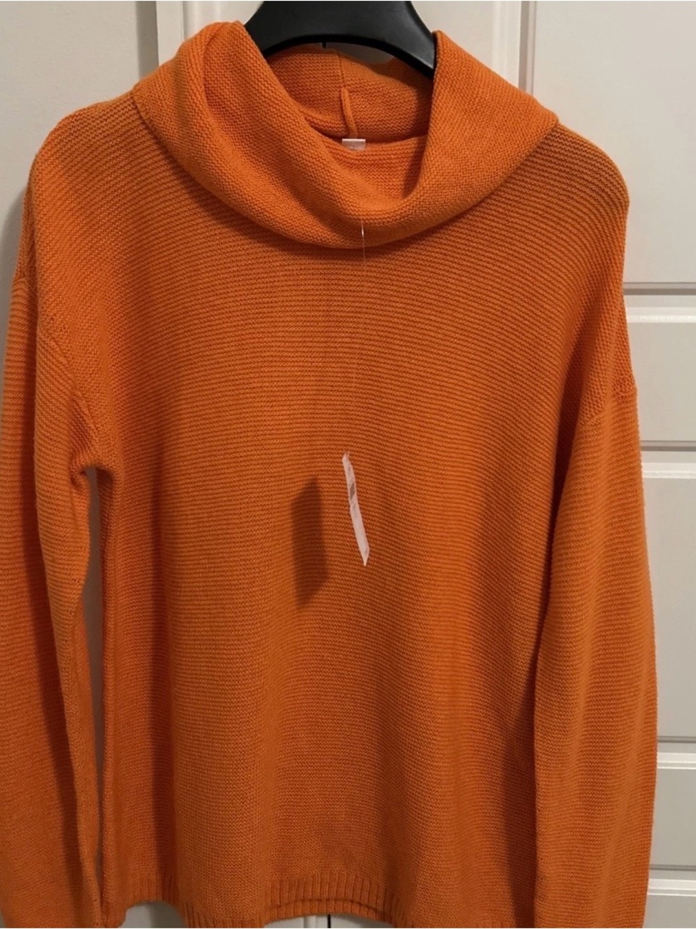J. Jill Cozy Orange Cowl Neck Women's Sweater
